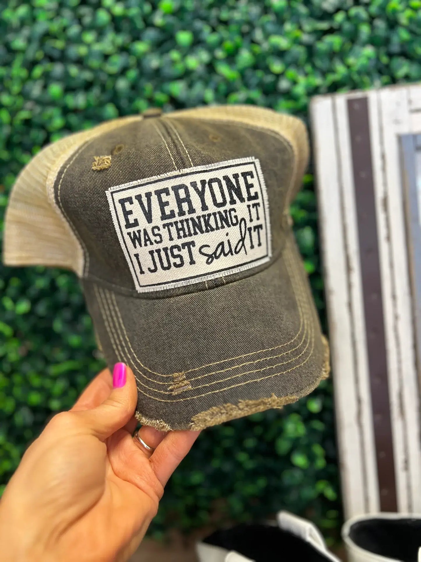 Everyone Was Thinking It I Just Said It Trucker Hat Cap