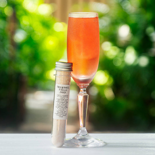 Cocktail Mix Shots: Pomegranate Prosecco Smash