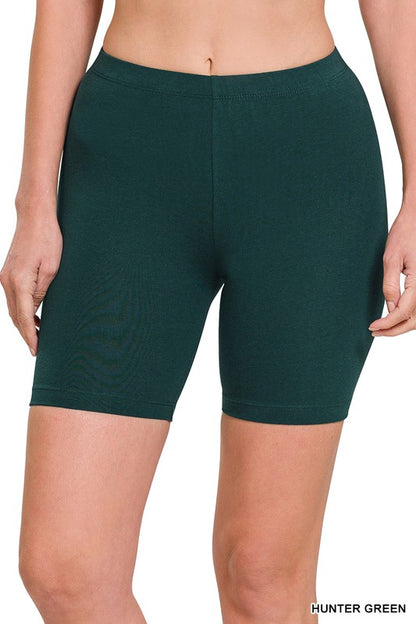 Cotton Biker Shorts