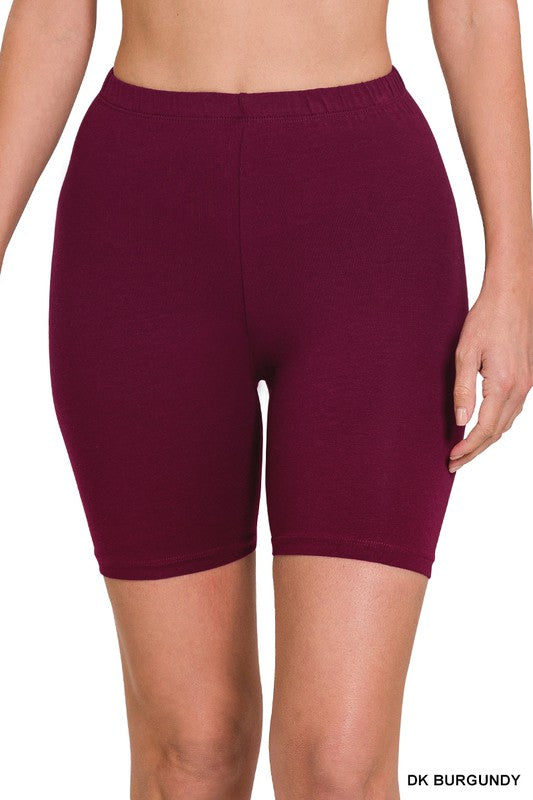 Cotton Biker Shorts