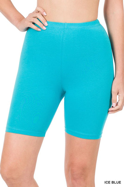 Cotton Biker Shorts