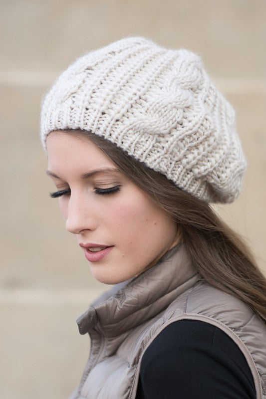 Online only Knit Slouchy Beret