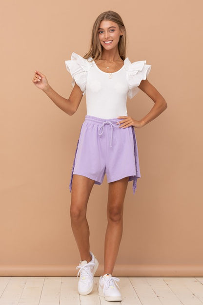 Shoulder Puff body suit