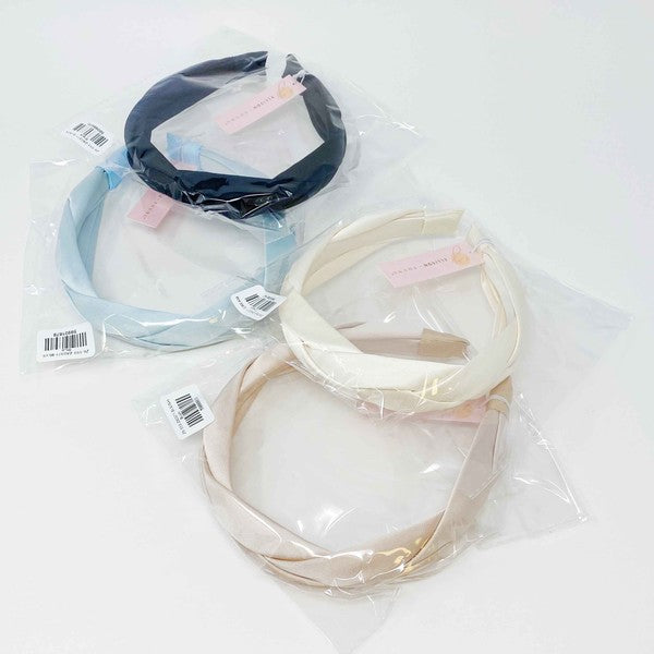 Online only Satin Silk Braid Headband