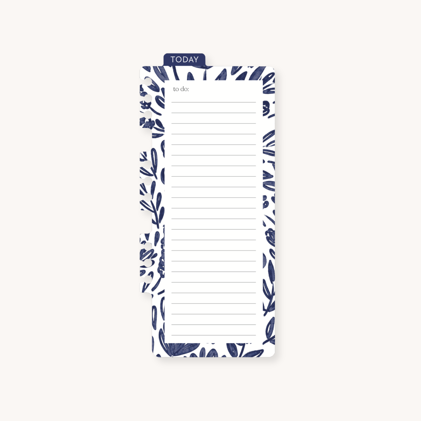 Porcelain Floral Dry Erase Planner Dashboard