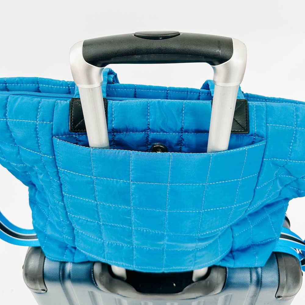 Day Dreamer Quilted Tote Bag: Orange