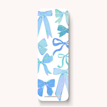 Blue Bows Bookmark