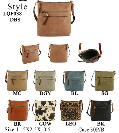 LQF038Z Fashion Crossbody Bag: Red