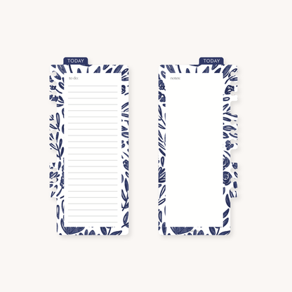 Porcelain Floral Dry Erase Planner Dashboard