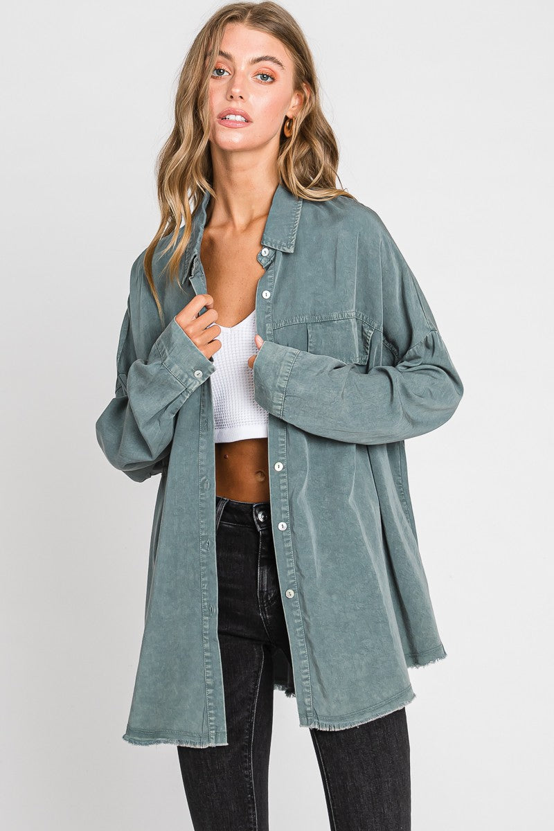 Breaking Hearts Fringe Shirt