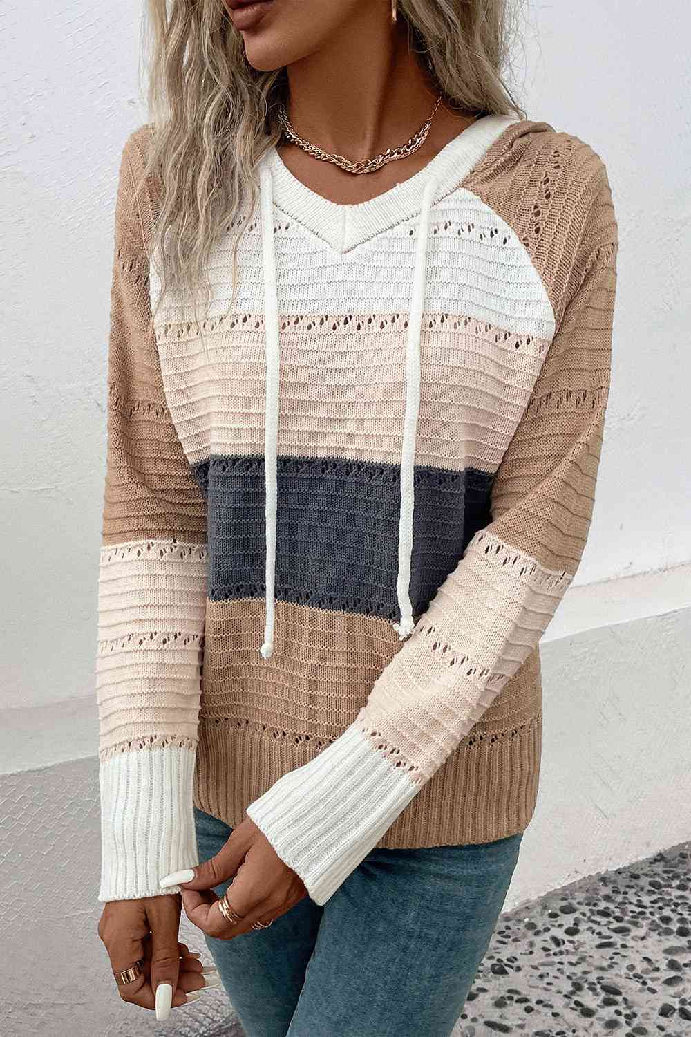 Keeping It Simple Hooded Sweater