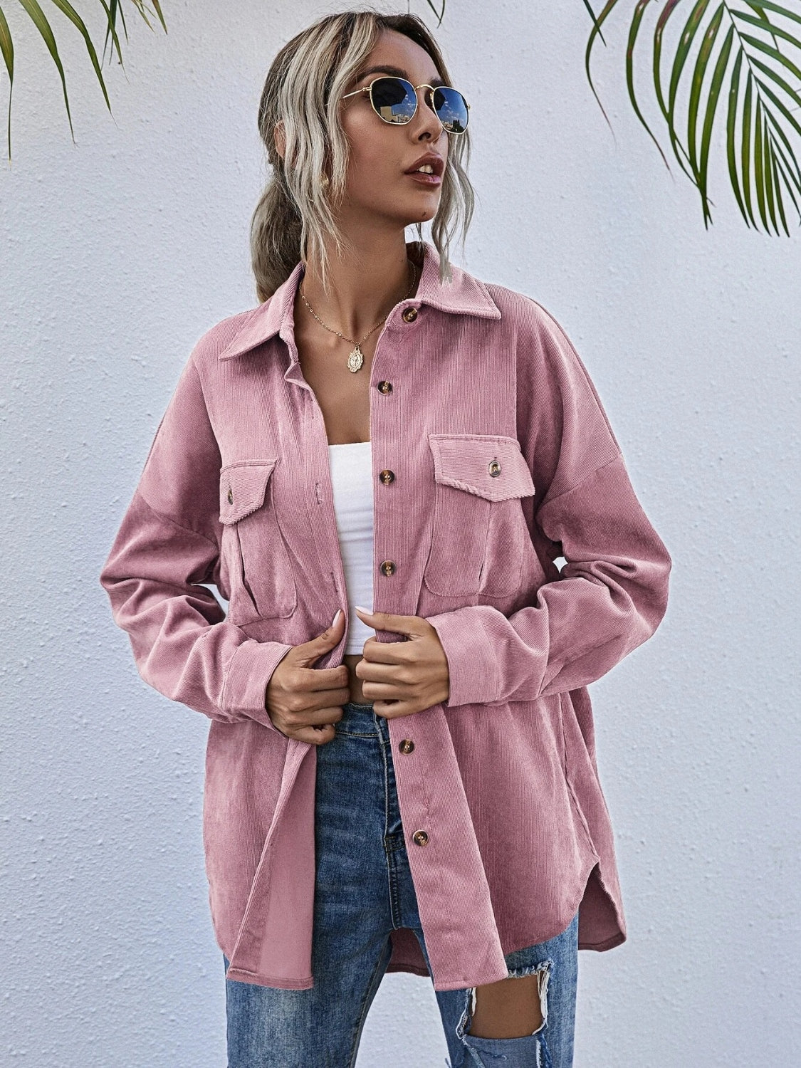 A Must Corduroy Shacket
