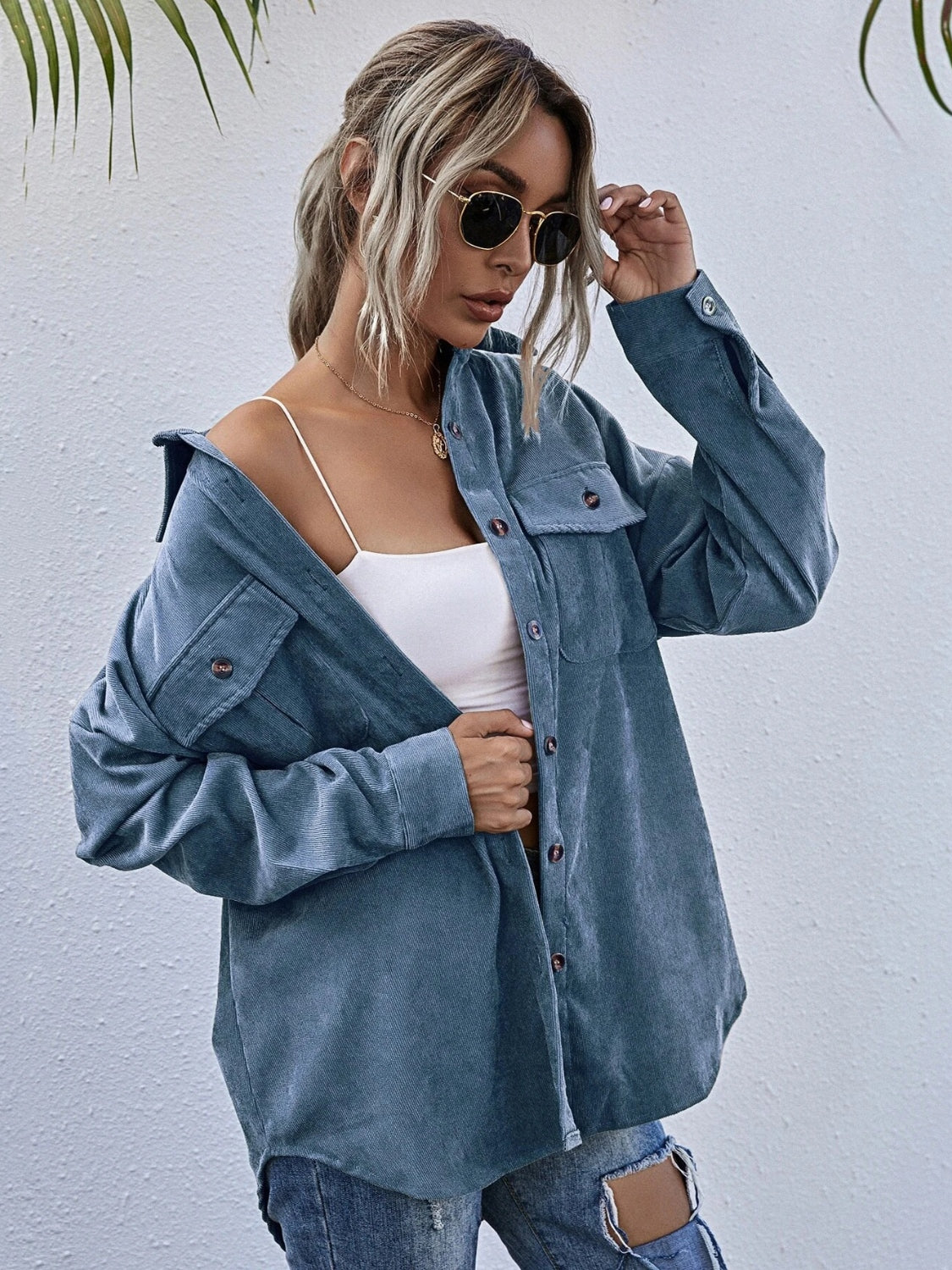 A Must Corduroy Shacket