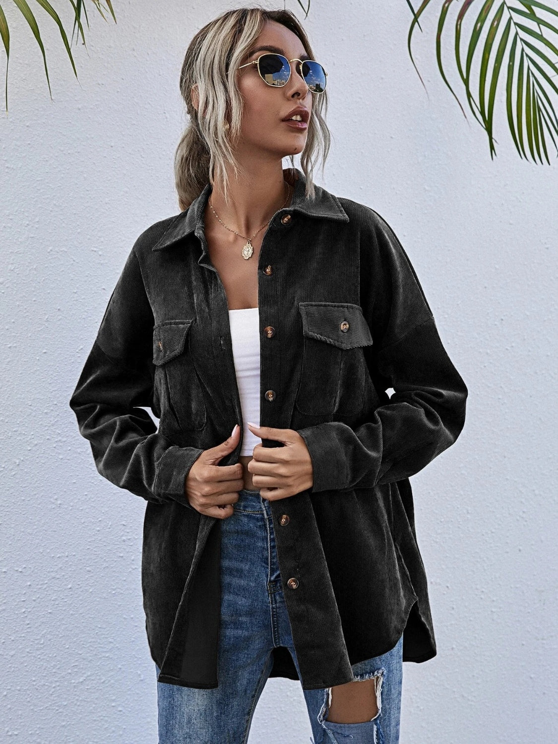 A Must Corduroy Shacket