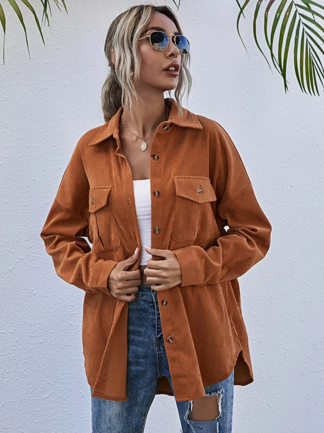 A Must Corduroy Shacket