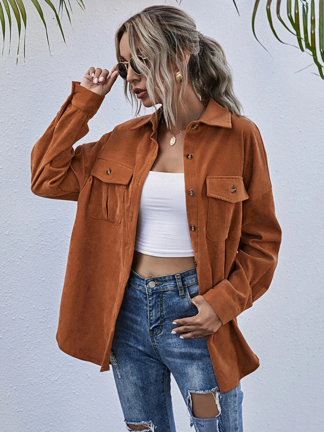 A Must Corduroy Shacket