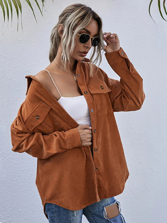 A Must Corduroy Shacket