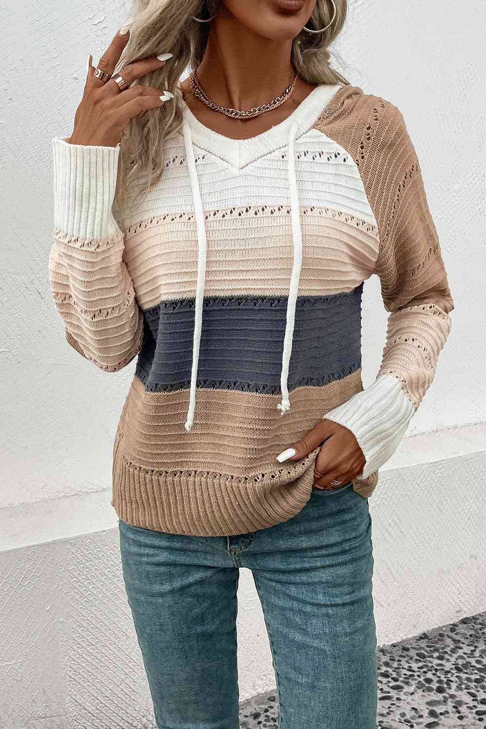 Keeping It Simple Hooded Sweater