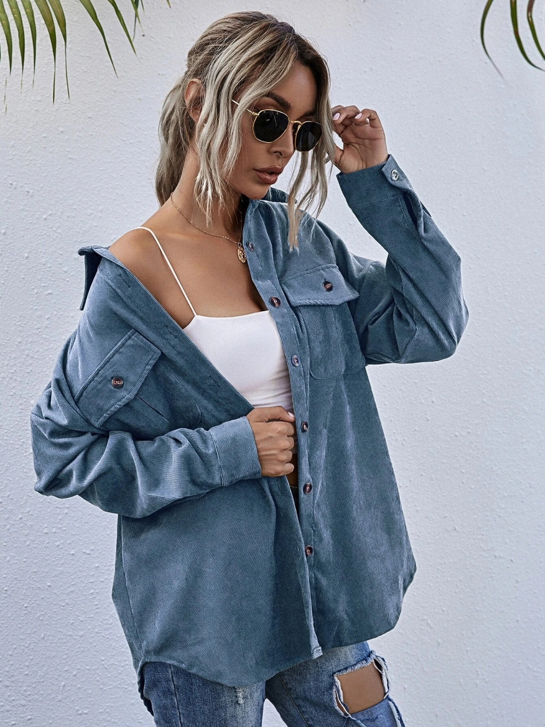 A Must Corduroy Shacket