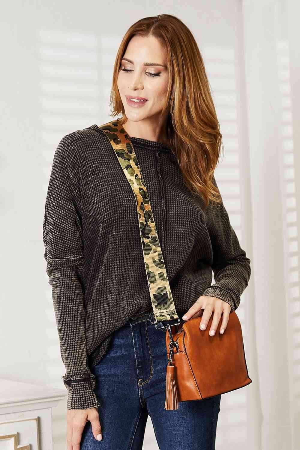 Leather Guitar Strap Crossbody Bag