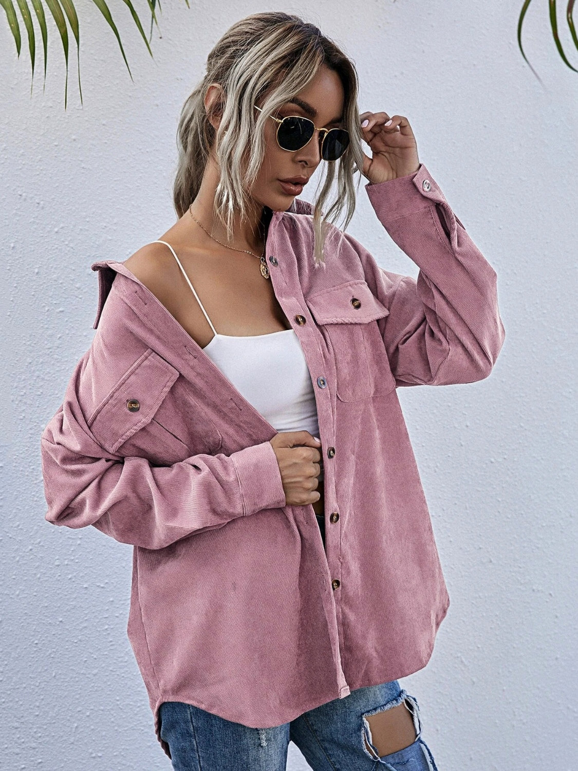 A Must Corduroy Shacket